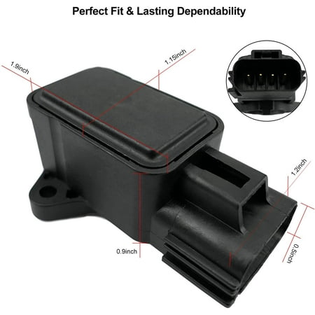 Throttle Position Sensor TPS Sensor 3L5Z9B989AA for Ford Mercury Lincoln LS Mark LT MKT Navigator Rpelace TH381 TPS4212 5S7264 Throttle Position Sensor TPS Sensor 3L5Z9B989AA for Ford Mercury Lincoln LS Mark LT MKT Navigator Rpelace TH381 TPS4212 5S7264